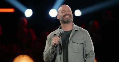 [nervously] "Can you hear
my heartbeat too?" - Tom Segura: Sledgehammer