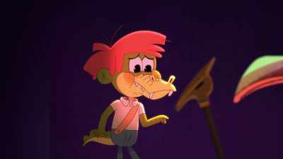 [nervously] Um… - Arlo the Alligator Boy