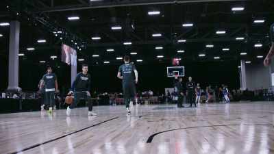 - [net whooshing]
- [balls thudding] - Destination NBA: A G League Odyssey