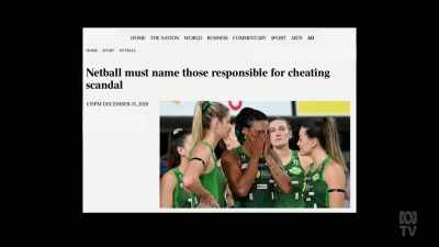 "Netball must name those responsible
for cheating scandal." - The School That Tried to End Racism