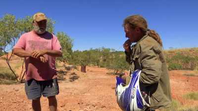 Never far from Col's mind
is his cancer. - Outback Opal Hunters