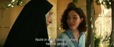 Never in a million years, she said. - Divine