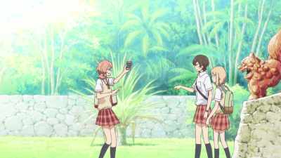 Never mind that. I'll take
your picture for you! - Kase-san and Morning Glories