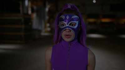 Never mind. That super strength
getup is way more intimidating. - Ultra Violet & Black Scorpion