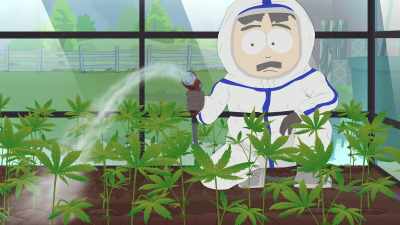 ♪ Never noticed the glass
ceiling falling on us ♪ - South Park: Post COVID: The Return of COVID