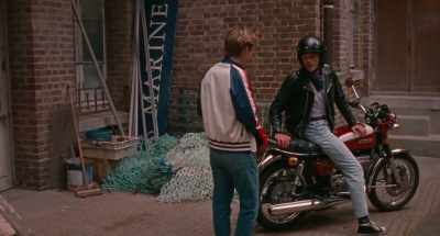 Never put your feet down.
Always keep them on the footrests. - Summer of 85