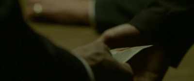 Never raise your hands made man.
Or quote with the made man's wife - Gotti