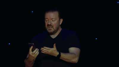 Never seen it written down,
because it's not in the Bible. So he's... - Ricky Gervais: Humanity