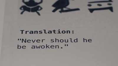 Never should he be awoken." - Prank Encounters
