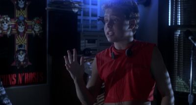 Never sneak up on a man when he's blasting Metallica - House III: The Horror Show