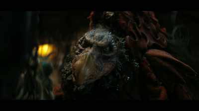 Never use on Gelfling,
only on Skeksis who misbehave. - The Dark Crystal: Age of Resistance