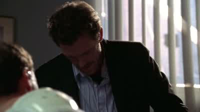 Never visit a patient. - House