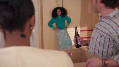 [ New Edition's "Candy Girl"
plays ] - mixed-ish