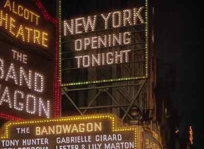 NEW YORK - OPENING TONIGHT - The Band Wagon