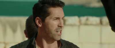 [NEWS THEME PLAYING OVER TV] - Accident Man: Hitman's Holiday