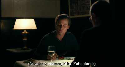 (Newsboy) Sick Murderer.
Ten pfennigs.
. - Never Look Away
