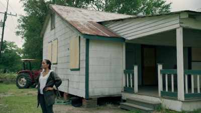 Newscaster over radio:
Doppler radar is indicating - Queen Sugar