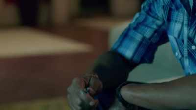 Newscaster over TV:
Watching this storm as it - Queen Sugar
