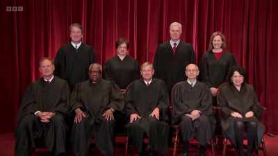 - NEWSCASTER:
- Today in a landmark ruling, - Praying for Armageddon