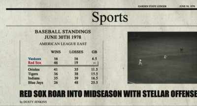 NEWSCASTER:
Well, folks, it's almost July - Reverse the Curse