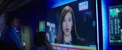 (newsman speaking rapidly
in Cantonese) - Skyscraper