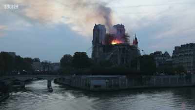 NEWSREADER: This is the scene in
Paris tonight - Secrets of the Museum