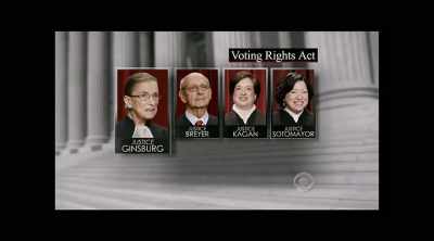 NEWSWOMAN:
Justice Ruth Bader Ginsburg, - All In: The Fight for Democracy
