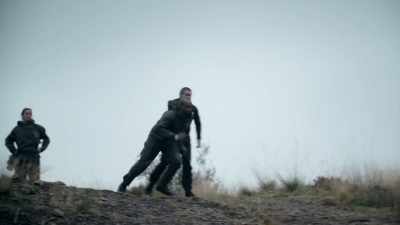 Next to face the gas,
TV presenter Ore Oduba. - Celebrity SAS: Who Dares Wins