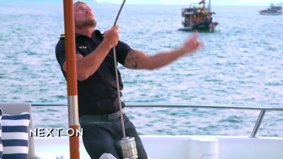 - Next on "Below Deck"... - Below Deck