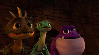 -Next one is a Gronckle.
-Oh, that looks like me. - Dragons: Rescue Riders: Hunt for the Golden Dragon
