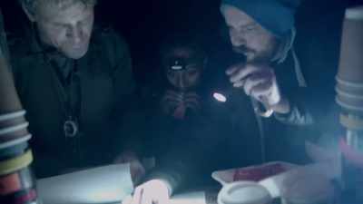 Next rendezvous is here,
just south of this loch. - Celebrity SAS: Who Dares Wins