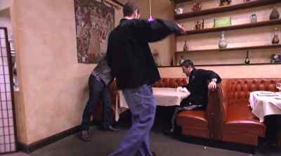 Next step in getting
ready for the big night, Gordon - Kitchen Nightmares