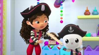 Next stop, Bathroom Island! - Gabby's Dollhouse