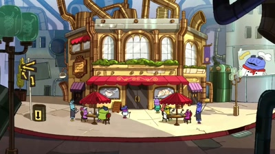 Next stop, Chef Pierre's fancy restaurant. - StoryBots: Answer Time