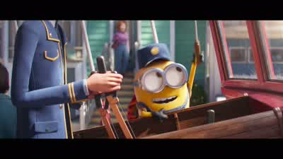 Next stop, Green Street. - Minions: The Rise of Gru