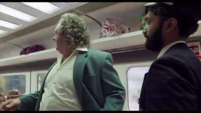 Next stop, Luton.'
Look, she's waiting for me, - Last Train to Christmas
