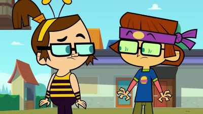 Next we test the would-be
ninja's swimming skills - Total DramaRama