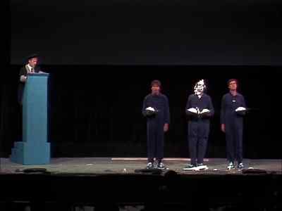 Next, the simple
"surprise deposit." - Monty Python Live at the Hollywood Bowl