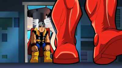 Next time mine eyes
fall on Valkyrie, - The Super Hero Squad Show