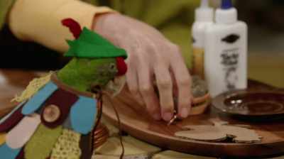 Next, we'll be making
a ring rock, - At Home with Amy Sedaris
