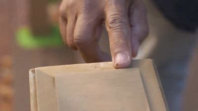 Next, we'll fill
any old nail holes - Ask This Old House