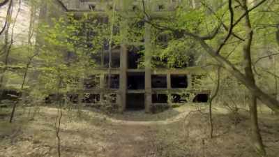 Ney: Okay,
we're coming through the trees, - Secret Nazi Ruins