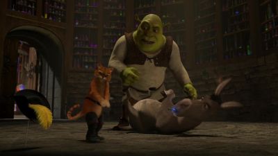 Nice catch, Donkey! - Shrek 2