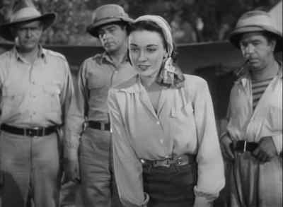 Nice Cheeta give the gun to Tanya - Tarzan and the Huntress