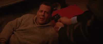 That was the bad guyWhere's your I DOn its way to Cleveland - Die Hard 2