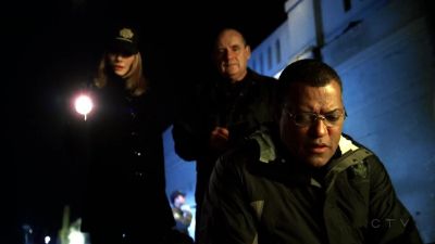 Nice jacket and matching
boots. Where's the purse? - CSI: Crime Scene Investigation