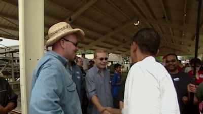-Nice to meet you. Hi.
-(INDISTINCT CHATTER) - Obama: In Pursuit of a More Perfect Union