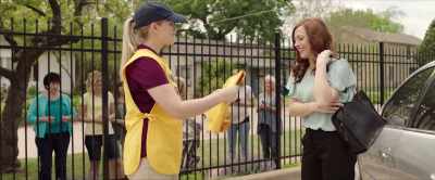 Nice to meet you, too.
Here, put this on - Unplanned