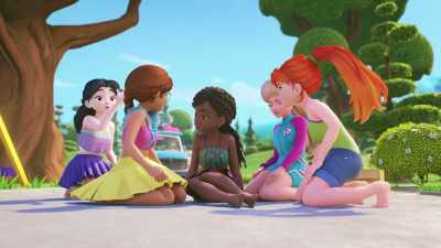 Nice. We caught
the Heartness Monster, - LEGO Friends: Girls on a Mission