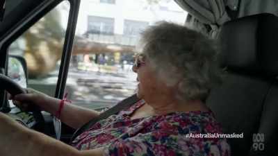 Nice wide streets.
A sign of prosperity. - Miriam Margolyes: Australia Unmasked